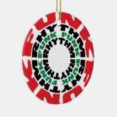 Funk Ritme Funk Funk Ritme Keramisch Ornament (Rechts)