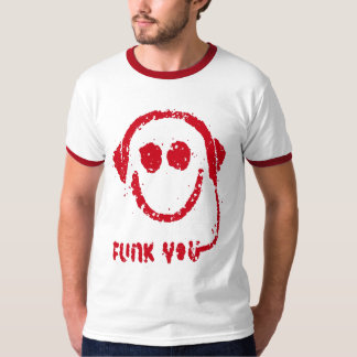Funk You (wit/rood) T-shirt