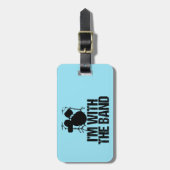 Funke drumstel aangepaste band bagagelabel (Voorkant verticaal)