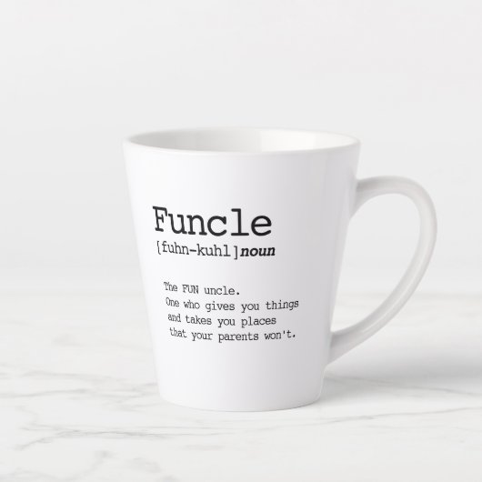 "Funkel" Latte Mok (Rechts)