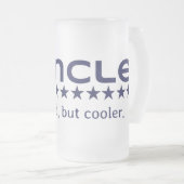 Funkel: Zoals papa maar koeler. Matglas Bierpul (Voorkant rechts)