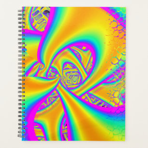 Funkidelic Dichoic Fused Glass Fractal