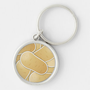 Funky-aardappel Sleutelhanger