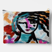 Funky Abstract digitaal schilderen Etui (Achterkant)