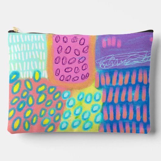 Funky Abstract Digital Painting Etui (Voorkant)