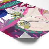 Funky Abstract door Amy Moen Poster (Hoek)