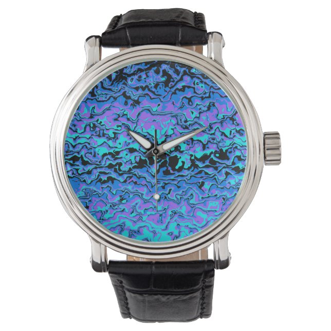 Funky Abstract Horloge (Voorkant)