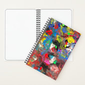 Funky Abstract Joyful Colorful Notitieboek (Binnen)
