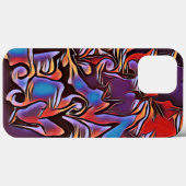 Funky Abstract. Kleurrijke Inspirivity Modern. Case-Mate iPhone Case (Achterkant (horizontaal))