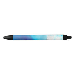 Funky abstract pastel gemarmerde alcoholinkt horlo zwarte inkt pen