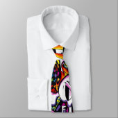 Funky Abstract Stropdas (Gebonden)