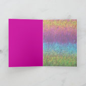 Funky Abstract Wenskaart II Kaart (Binnen)