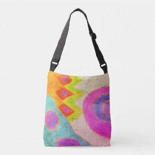 Funky Abstracte Art Crossbody Tas