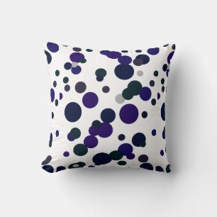 Funky Abstracte Art Shades van Blue Pillow Cushion Kussen