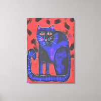 Funky Abstracte kat schilderen