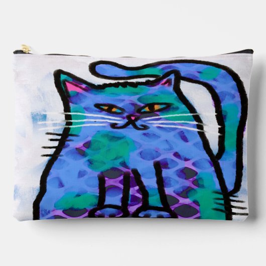 Funky Abstracte kunst kat Etui (Voorkant)