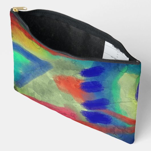 Funky Abstracte kunst om te dragen Etui (Open)