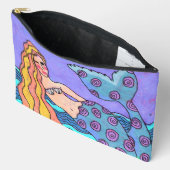 Funky Abstracte zeemeermin kunst Etui (Open)