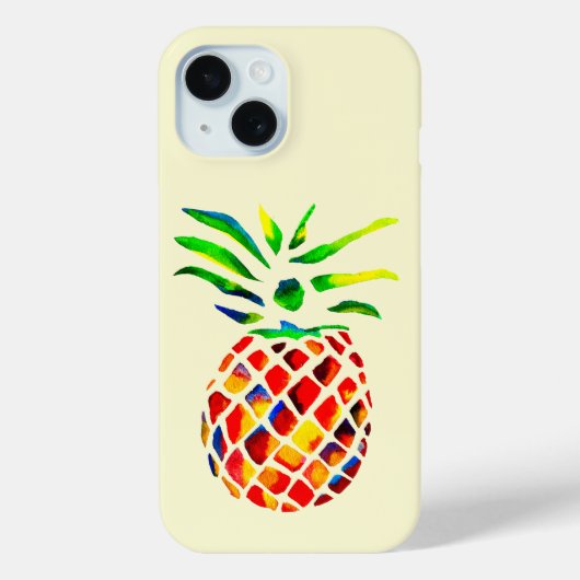 Funky ananas coole kunst Case-Mate iPhone case (Achterkant)