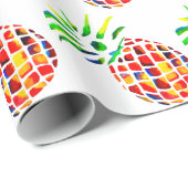 Funky ananas kunst cadeaupapier (Rol Hoek)