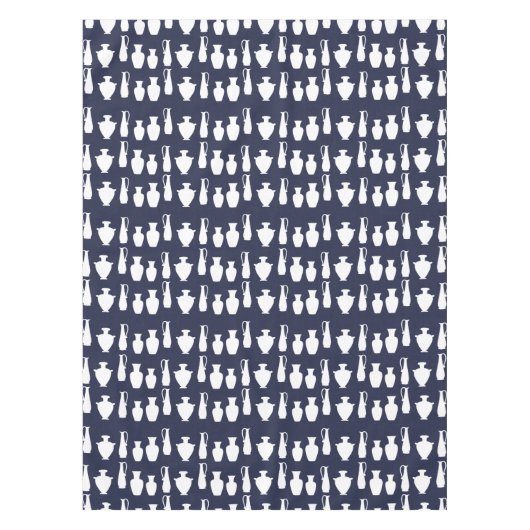 Funky Ancient Greek Vases Jars Pattern Tafelkleed (Voorkant)