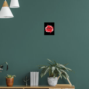 Funky and Edgy Sale Sign. met Vet en Levendig Poster