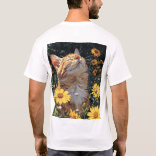 Funky Anime Cat T-shirt voor anime liefhebbers