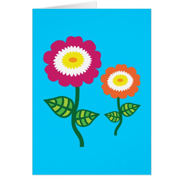 Funky Art Flowers (Voorkant)