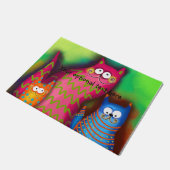Funky Artsy Colorful Cat door Mat (Schuin)