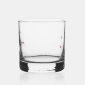 Funky Atomic Age Starburst Mid Century Modern Whisky Glas (Rechts)