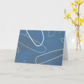 Funky atomique style carte de voeux (Fleur jaune)