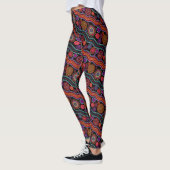 Funky Australisch Stippenpatroon Leggings (Links)