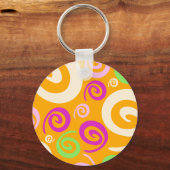 Funky background, sleutelhanger (Voorkant)