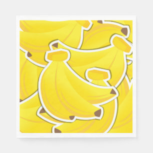 Funky bananen servet