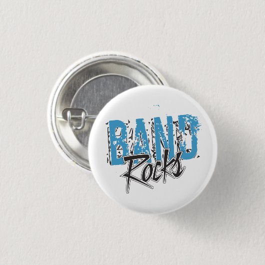 Funky Band Rocks Button (Voorkant /achterkant)