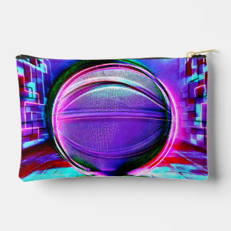 Funky basketbal paarse en roze design etui