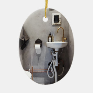 Funky Bathroom Keramisch Ornament