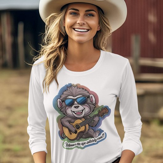 Funky Baviaan Shredding Strings T-shirt