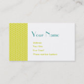 Funky Bee Business Card-sjabloon Visitekaartje (Achterkant)