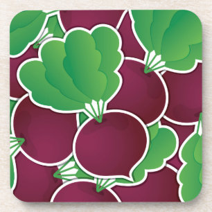 Funky beet drankjes onderzetter