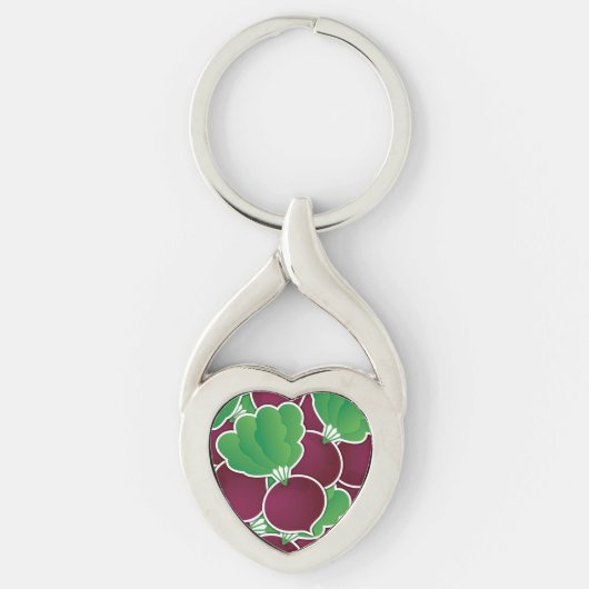 Funky beet sleutelhanger (Voorkant)
