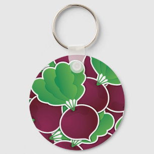 Funky beet sleutelhanger