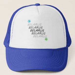 Funky Belarus Беларусь Korenbloem Hoed Muts Trucker Pet
