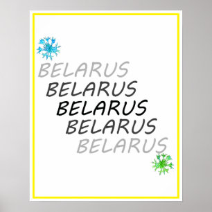 Funky Belarus Беларусь Korenbloem Poster