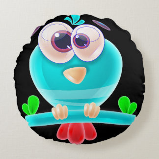 Funky Birdie Ronde Kussen