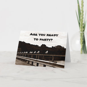 **FUNKY BIRDS** WIL GEWOON "FUN"-VERJAARDAGSPLEZIE KAART