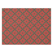 Funky  Black Gold+Red Tablecloth Tafelkleed (Voorkant (Horizontaal))