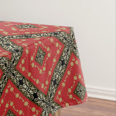 Funky  Black Gold+Red Tablecloth Tafelkleed (Voorbeeld)