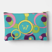 Funky Blauwe Cirkels Etui (Achterkant)