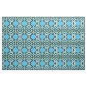 Funky Blauwe Patroon Stof (Yard (91,4 cm))